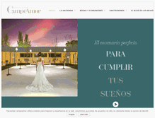 Tablet Screenshot of haciendacampoamor.com